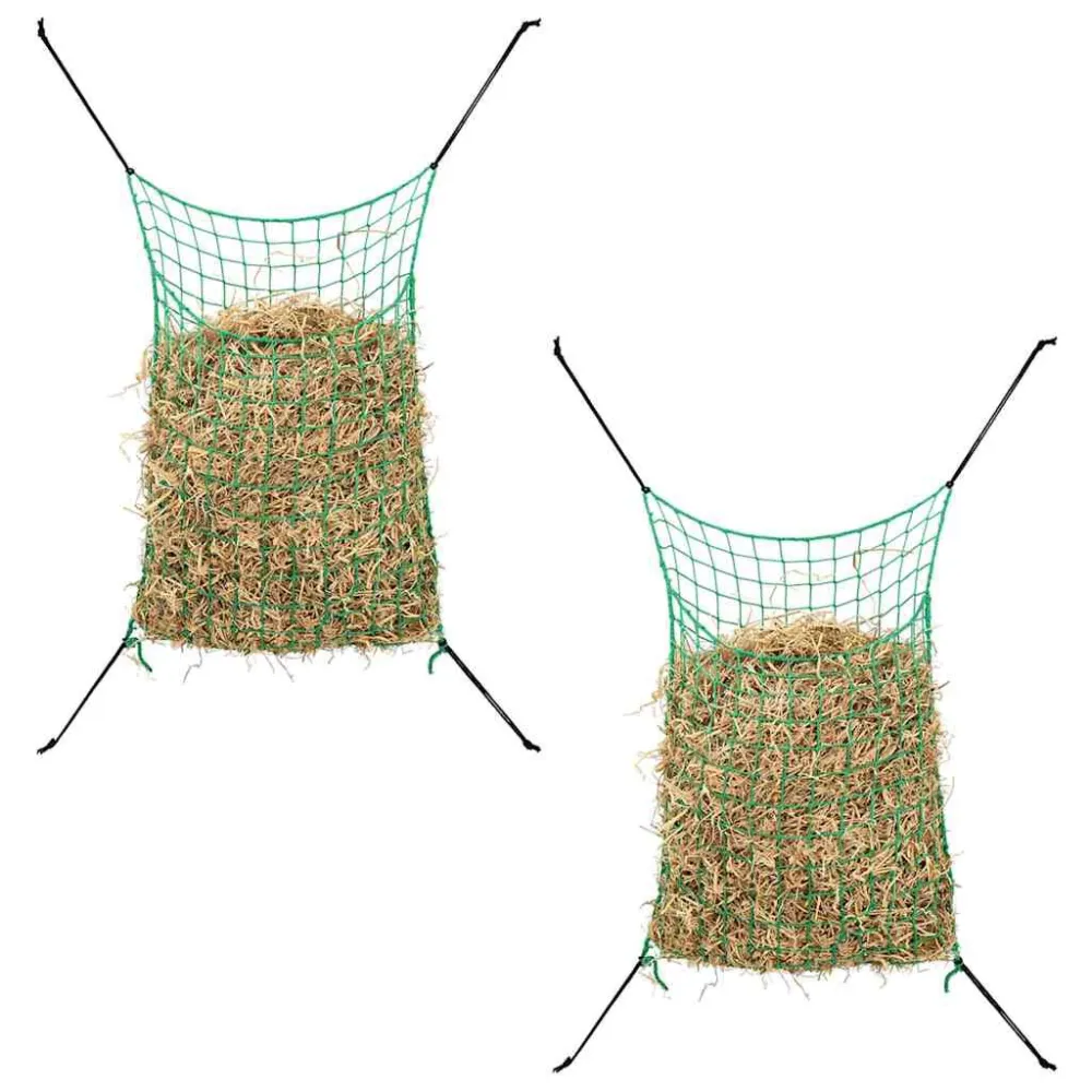 Vochtabsorberende Hooinetten 2 st vierkant 0,9x1,5 m PP