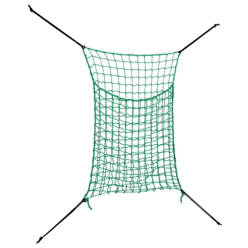 Vochtabsorberende Hooinetten 2 st vierkant 0,9x1,5 m PP