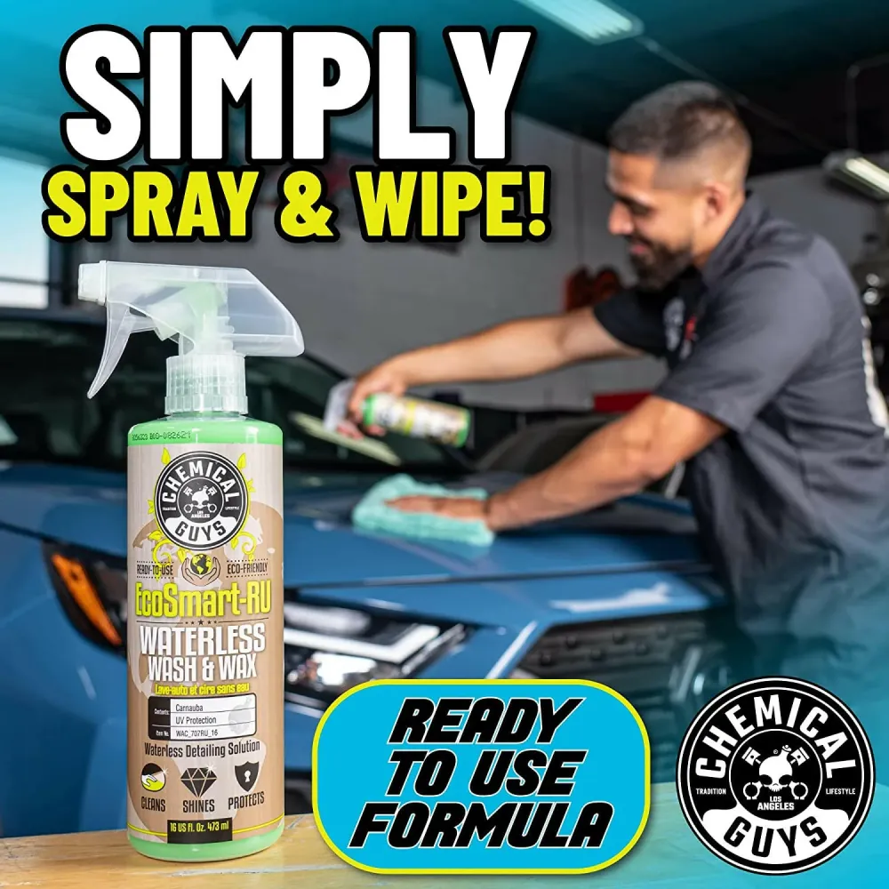 Zakelijk Waspoeder Chemical Guys EcoSmart-RU Waterless Wash & Wax