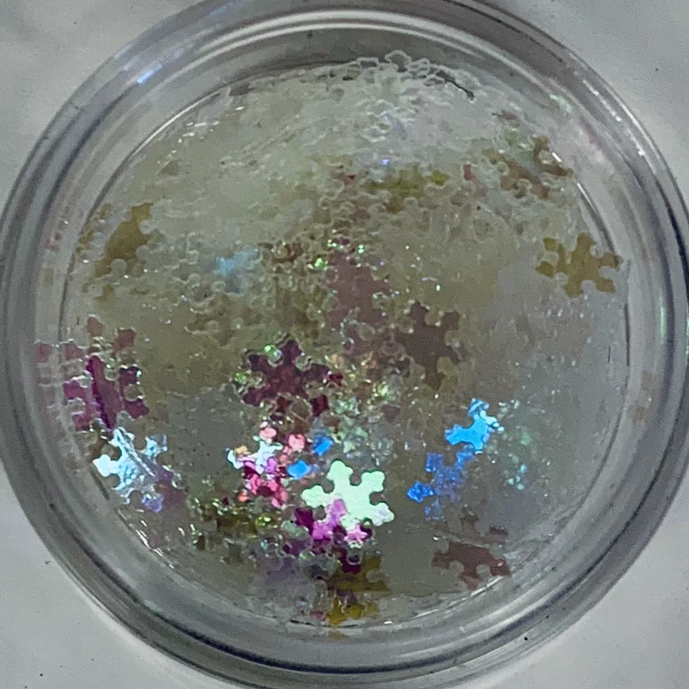 Iridescent Snowflakes Glitter Shapes : Industrieel pakket