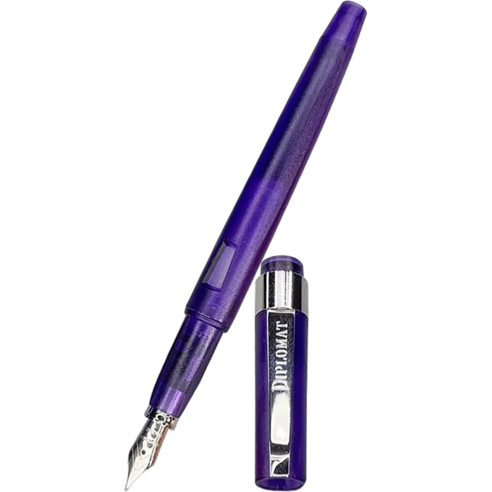Diplomat Magnum Demo Fountain Pen - Pruimenpaars Extra