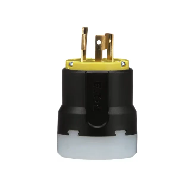 Eaton Arrow Hart 20-Amp 125-Volt NEMA L5-20p 3-wire Grounding Industrial Locking Plug, Geel