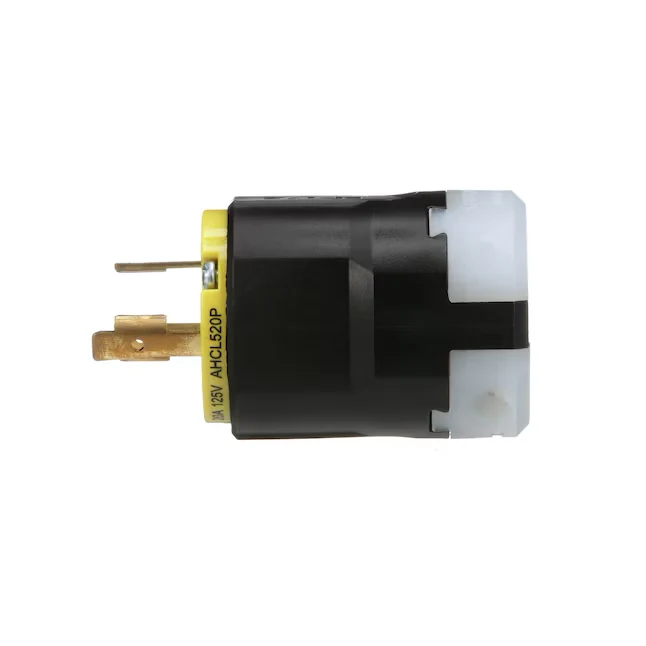 Eaton Arrow Hart 20-Amp 125-Volt NEMA L5-20p 3-wire Grounding Industrial Locking Plug, Geel