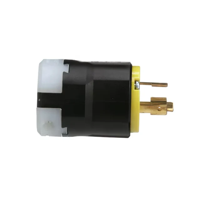 Eaton Arrow Hart 20-Amp 125-Volt NEMA L5-20p 3-wire Grounding Industrial Locking Plug, Geel