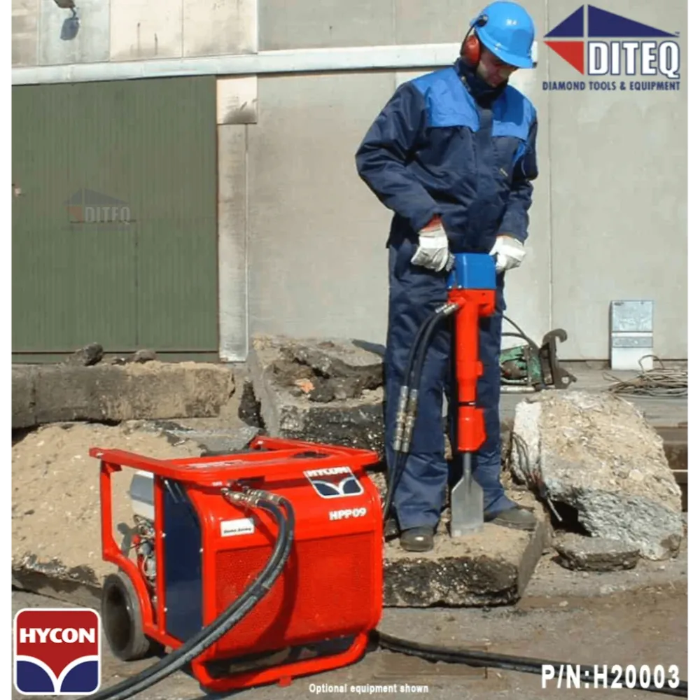 Hycon HPP06H FLEX Hydraulic Power Pack 6 1/2HP 4.5GPM Diteq P00028 - Directe Montage