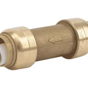 SharkBite 1/2 . x 1/2 . Push-to-Connect Messing Check Valve