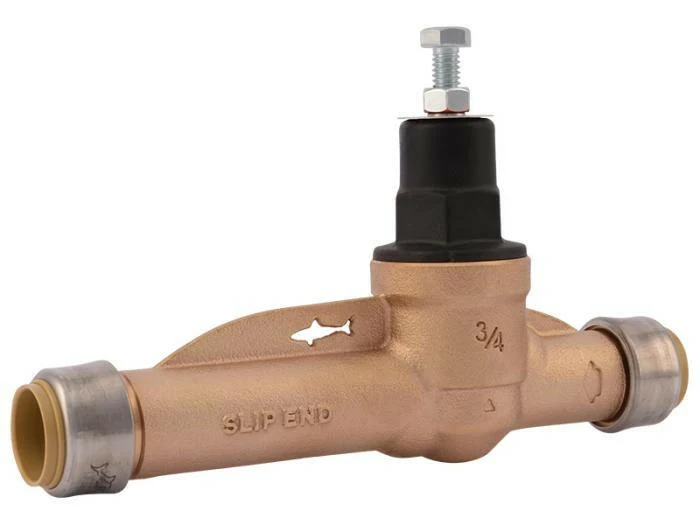 Veiligheidsplug SharkBite Messing 3/4- Push-to-connect Pressure Regulator Valve