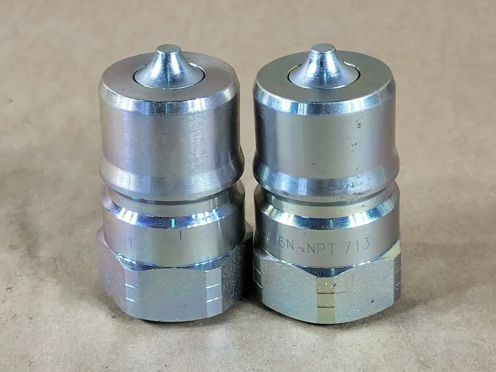 Aluminium 1" Hydraulic Spoedig Coupling HNV-16-16N-NPT (Bag 2)