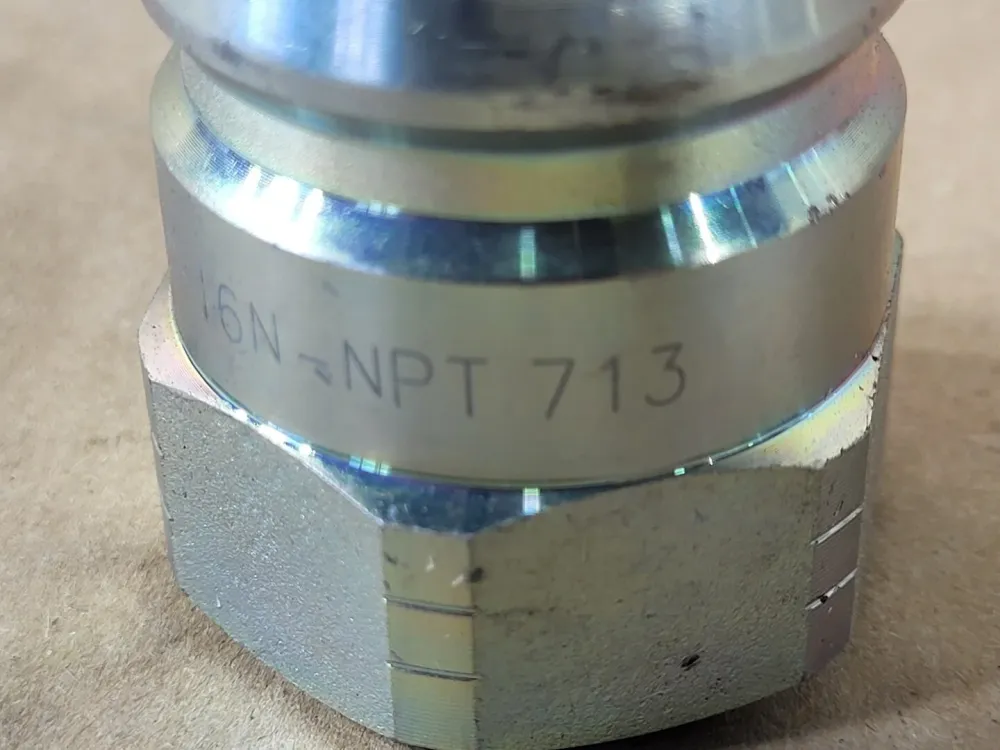 Aluminium 1" Hydraulic Spoedig Coupling HNV-16-16N-NPT (Bag 2)