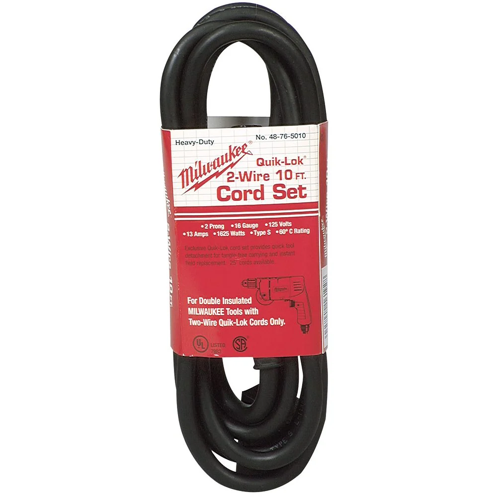 Milwaukee Tools 10' Quik-Lok Cord 48-76-5010