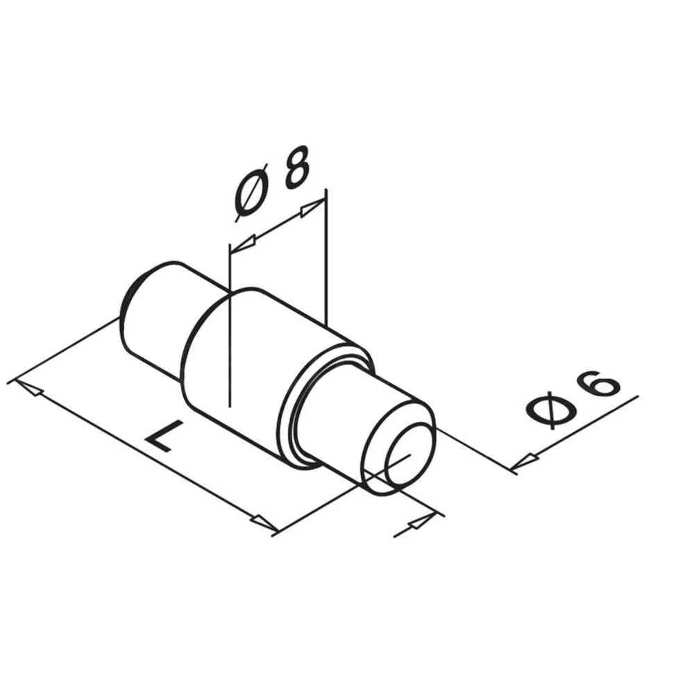 Q-railing Glazen Clamp Security Pins