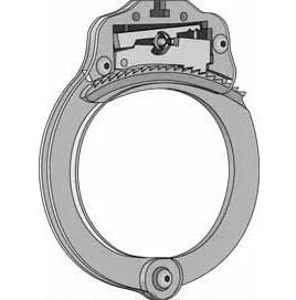SouthOrd Cutaway Handcuffs - Glashelder, working cuffs education & visualizing lock mechanism