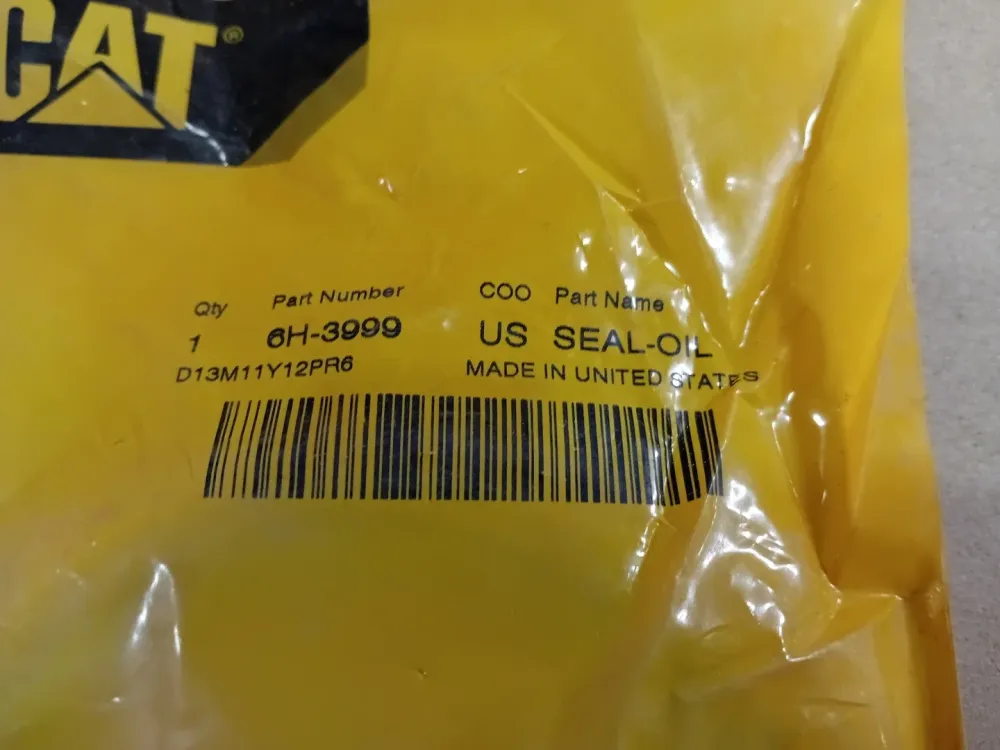 74.63mm Shaft Diameter Natuurrubber Lip Type Seal 6H-3999