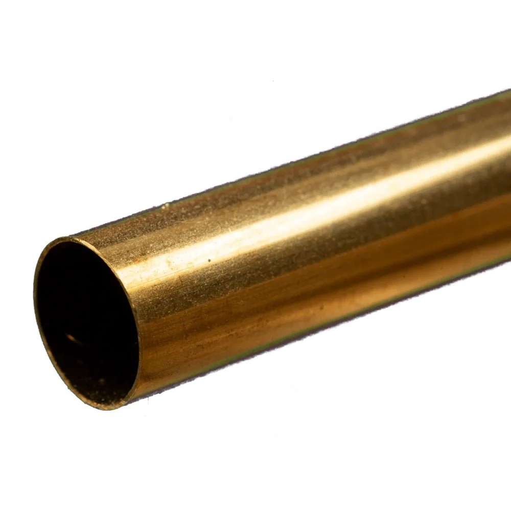 9/32" Round Messing Tube, 8 Pieces