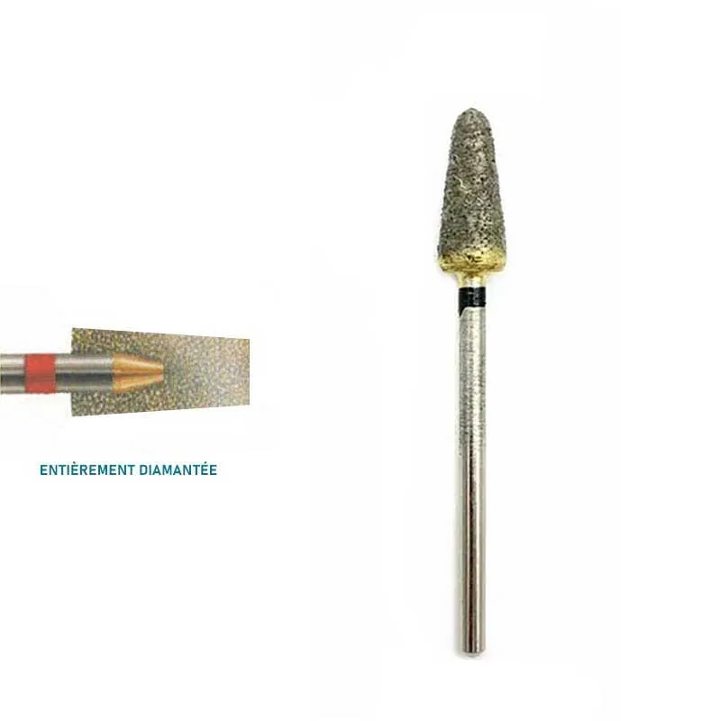 Big grain diamond bur totally deepened grain size 0.60.