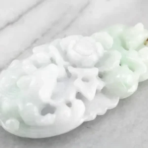 Carved Jade Statement Pendant
