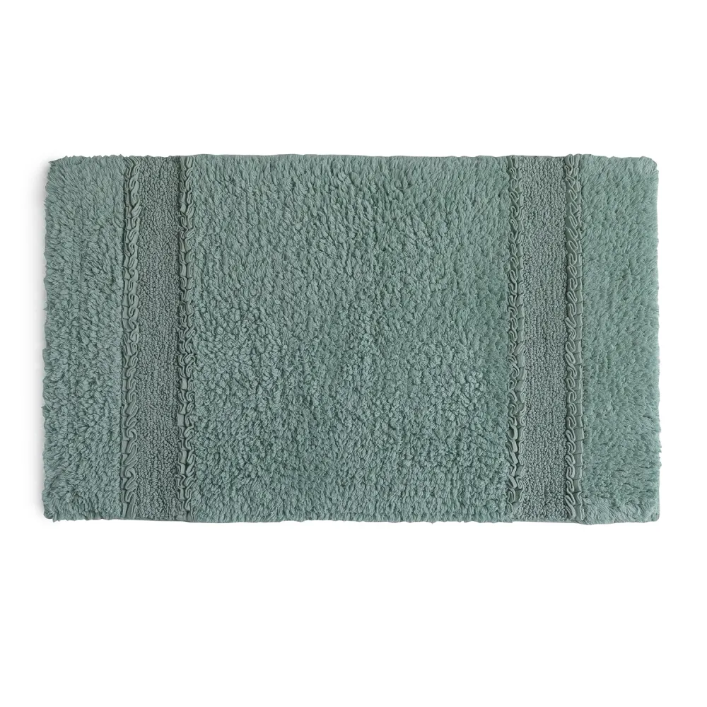 Cotton rug non-slip backing Miss Gedy - Groen