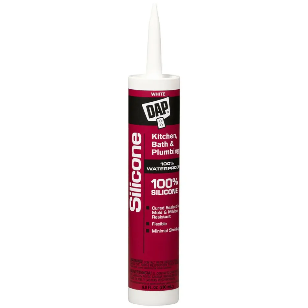 Dap 08640 Silicone Gummi Sealant 9.8 oz - White