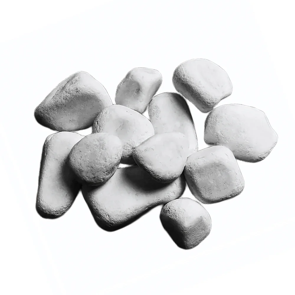 Decorative melkwit stones - 10kg (Ø5-8cm)