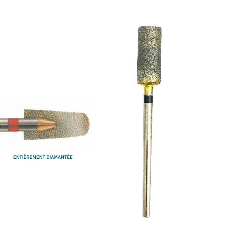 Diamond bur Flat cylinder breed grain fully muddled 0.70.