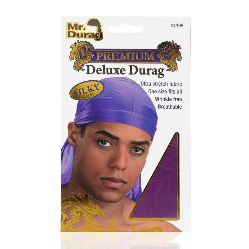Mr. Durag Silky Exclusief Durag Purple | Isolerend | Duurzaam