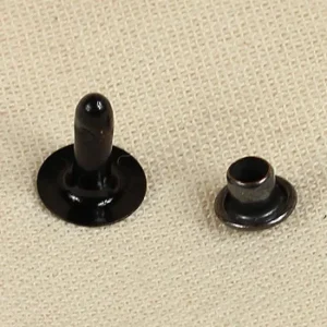 Hollow Rivet Ø6,8 x 10,5 mm Iron/Anthracite - Onbehandeld 100x