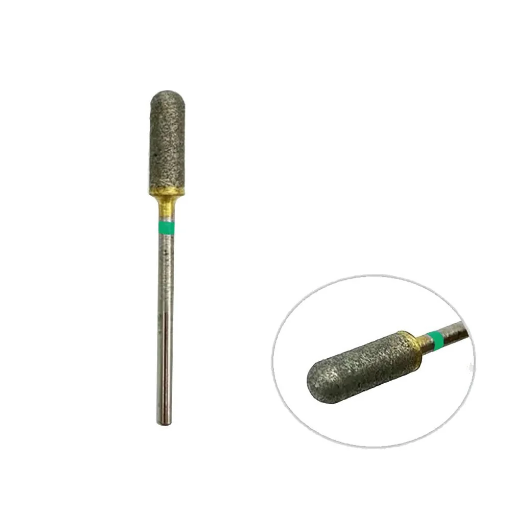 Kurk plaat Diamond bur medium grain mass rounded cylindrical form.