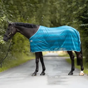 Kurk plaat Stripe Fly Rug Petrol/Petrol 165
