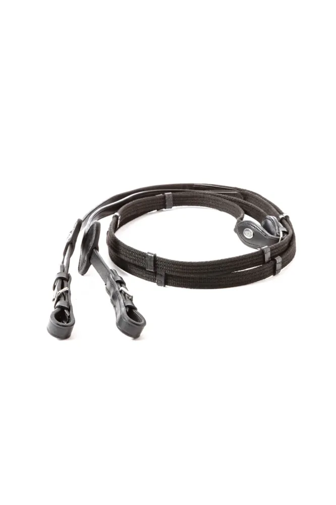 Kurk vilt Webbed reins Klassiek Black P