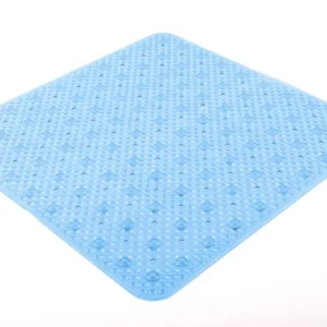 Non-slip shower mat 53x53 Solid model Gedy - Helder blue