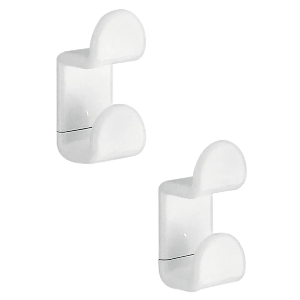 Set 2 wandbevestigd coat racks Gedy series 2900 - White