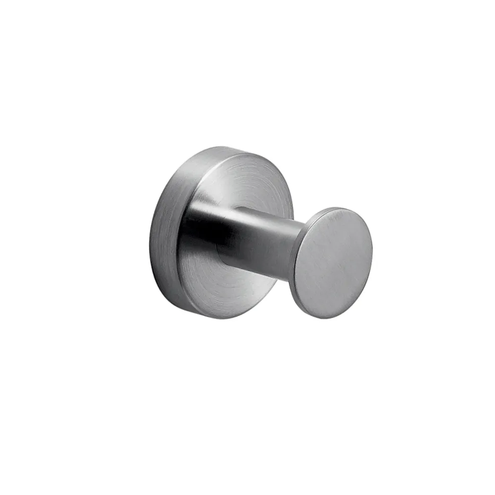 Single coat rack AISI 304 Corrosiebestendig Steel Gedy Project series - Brushed