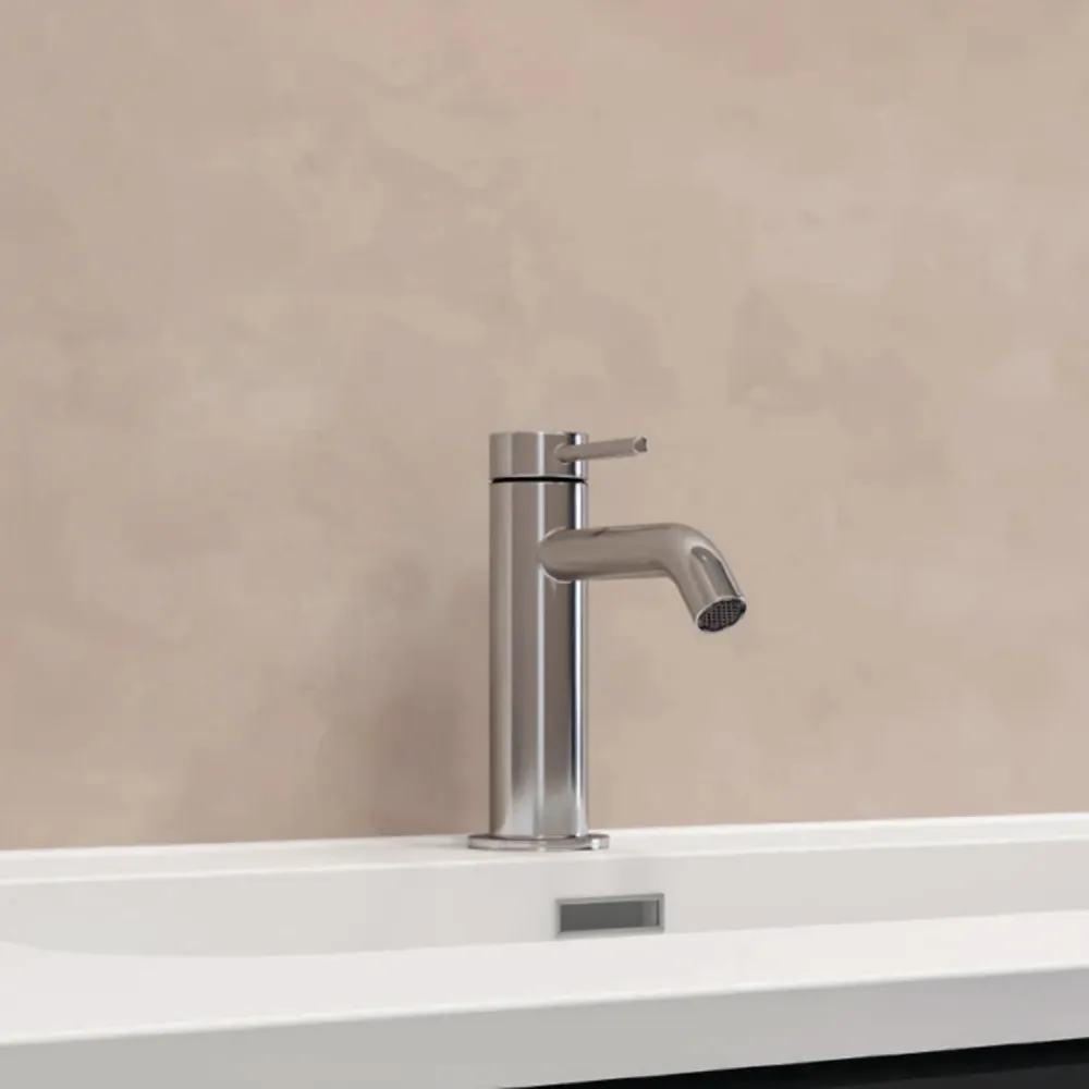 Single-lever basin mixer RubiFlux Regal series - Matte Ebbenhout