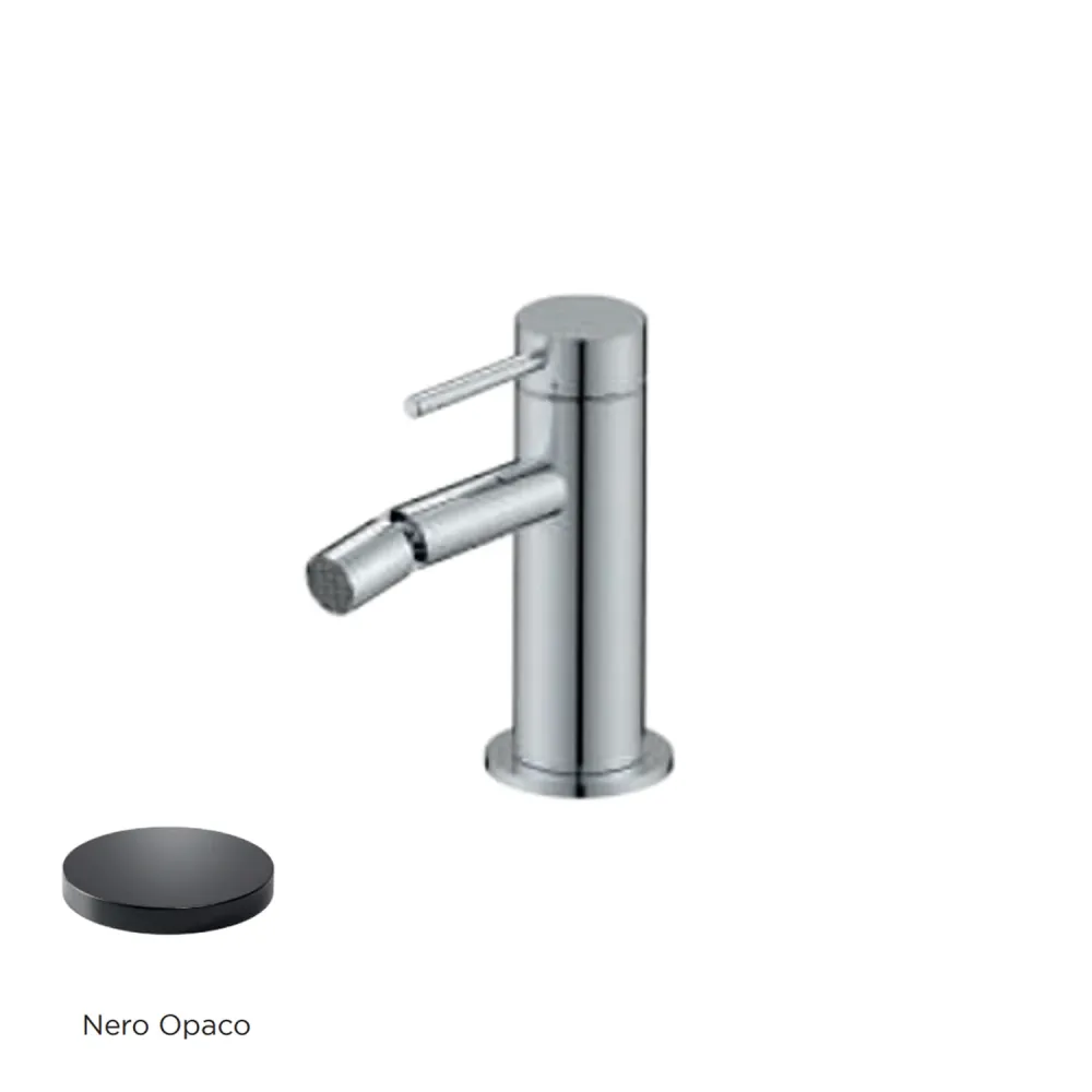 Single-lever bidet mixer drain RubiFlux Regal series - Matte Ebbenhout