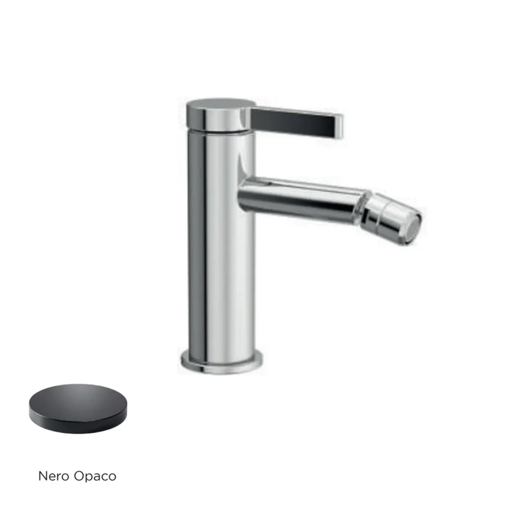 Single-lever bidet mixer RubiFlux Tundra series - Matte Zwart Per Vierkante Meter