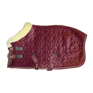 Velvet Show Rug, 160g Burgundy Dark Rood 110