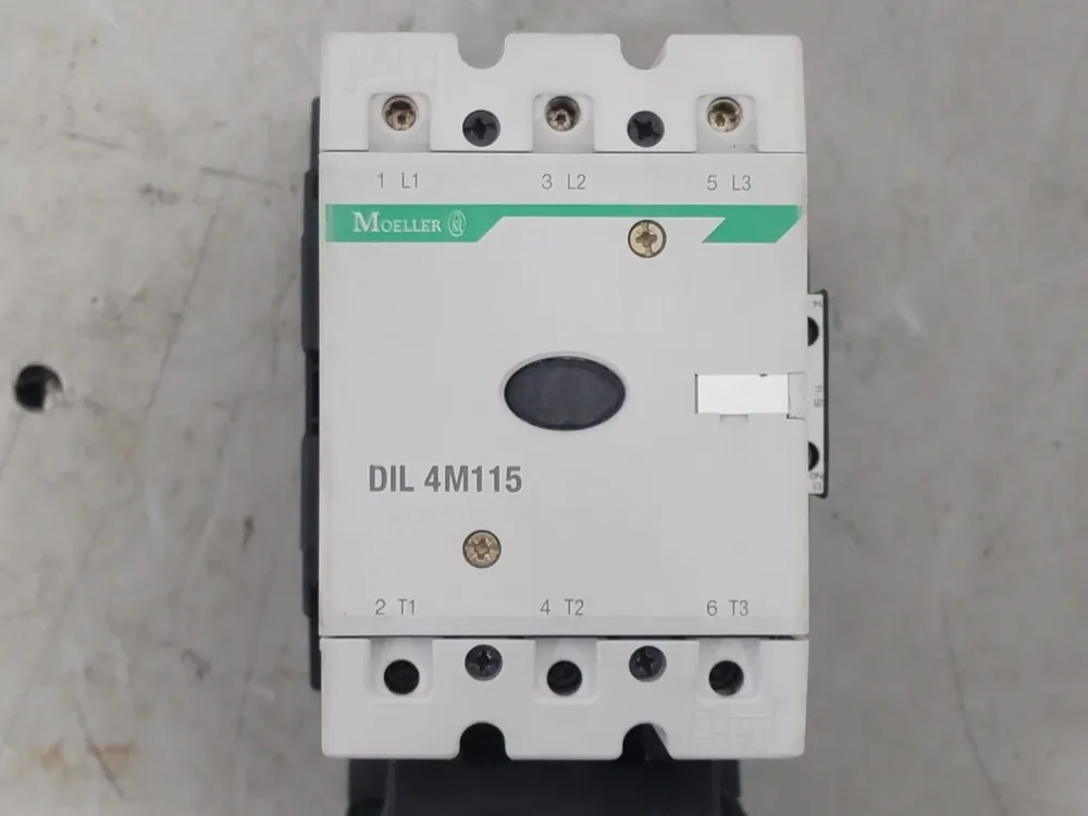 130 Amp, 3 Pole, 120 VAC Coil Contactor DIL4M115 w/ Overload Relay