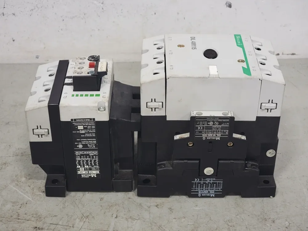 130 Amp, 3 Pole, 120 VAC Coil Contactor DIL4M115 w/ Overload Relay