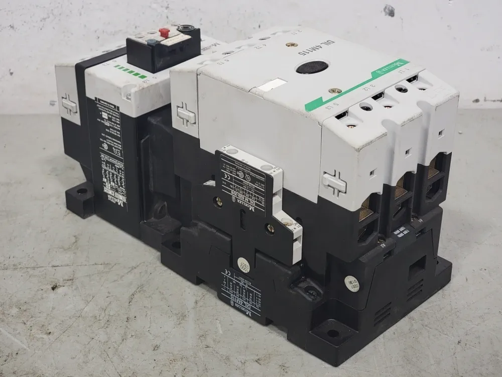 130 Amp, 3 Pole, 120 VAC Coil Contactor DIL4M115 w/ Overload Relay
