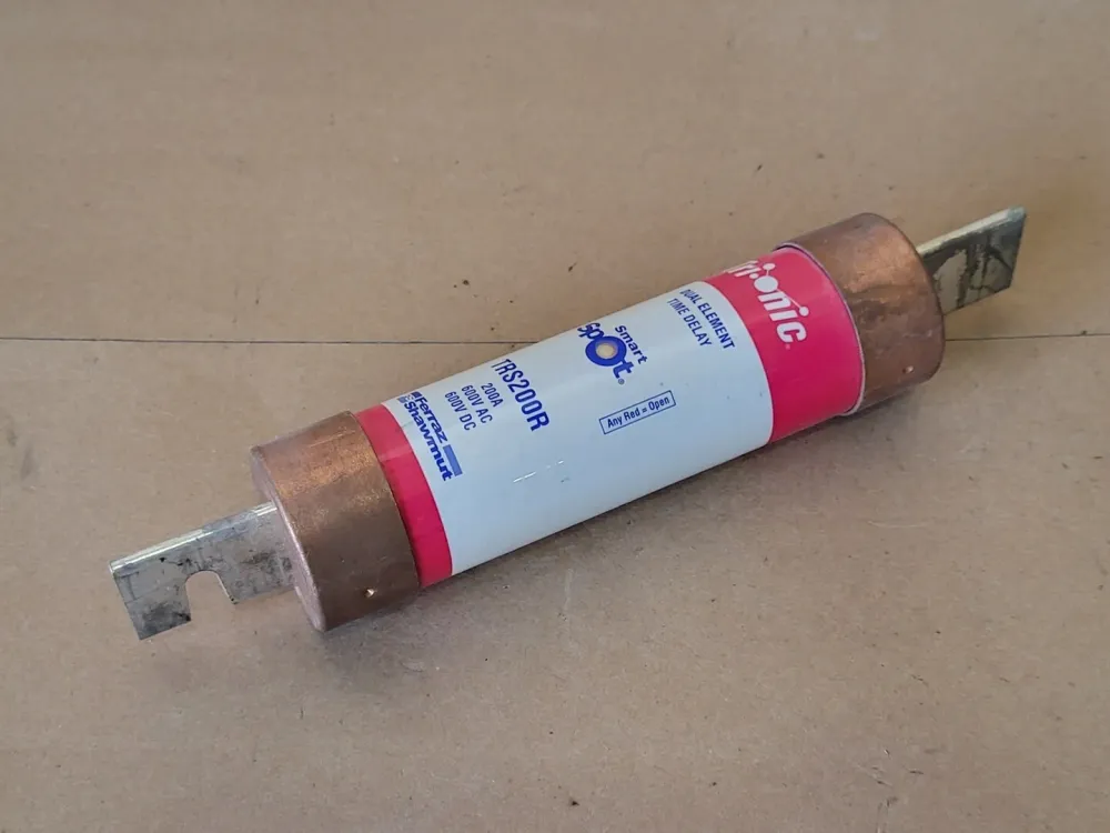 200 Amp 600 Volts Class RK5 Time Delay Fuse TRS200R