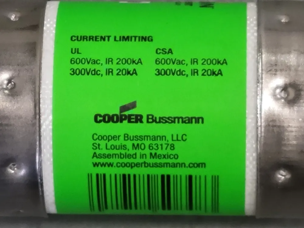 200 Amp Class RK5 Time Delay Fuse FRS-R-200
