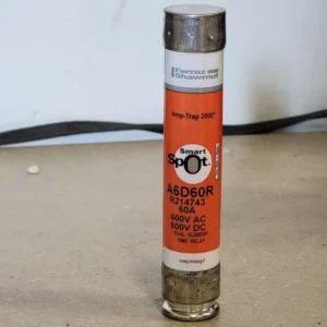 60 Amp Class RK1 Time Delay Fuse A6D60R