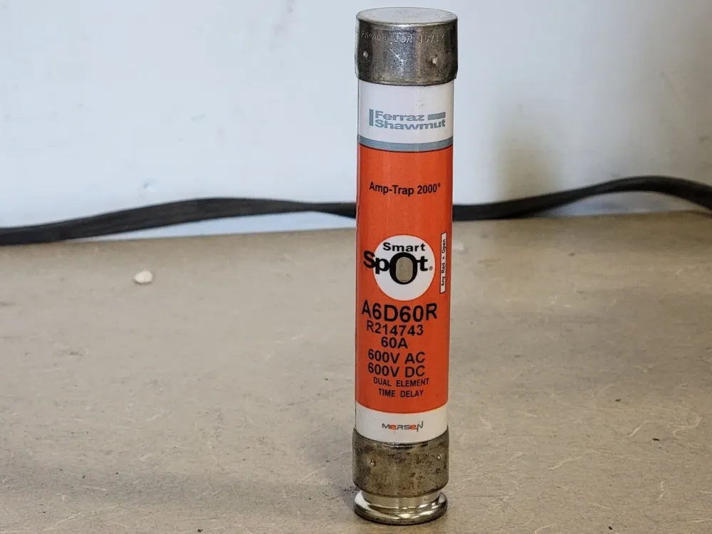 60 Amp Class RK1 Time Delay Fuse A6D60R