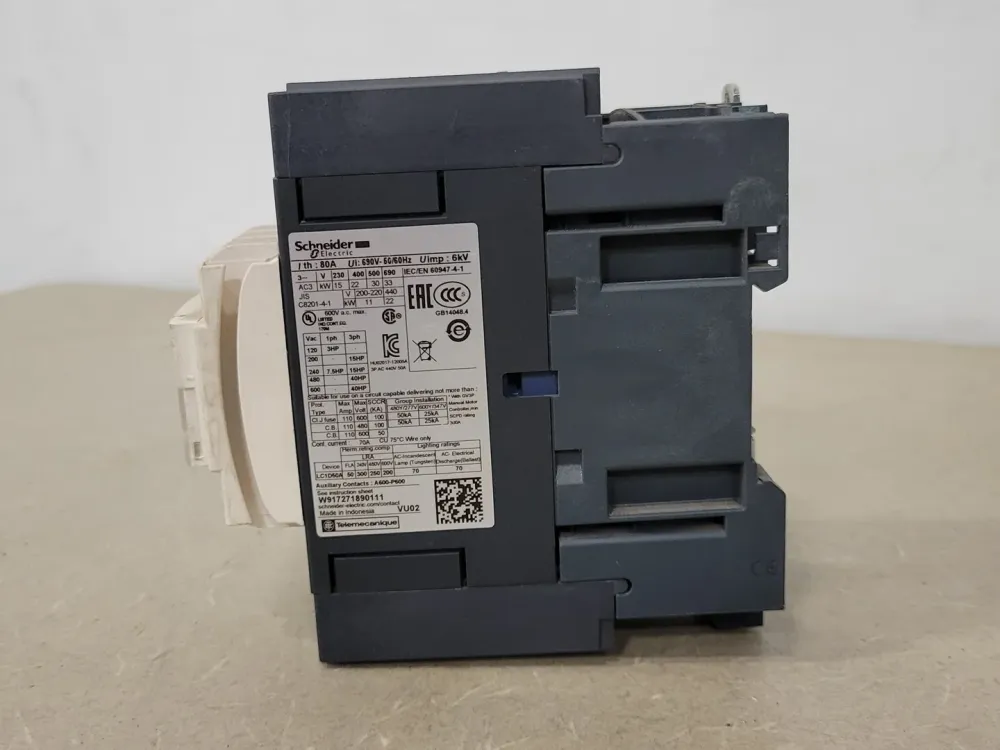 80 Amp Overload Relay LC1D50A