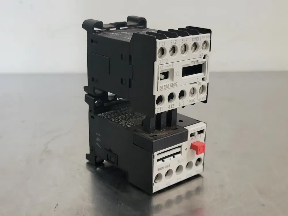 16 Amp, 3 Pole, 1NO, 110/120 VAC Coil Contactor 3TF2010-0AK61 w/ Overload Relay