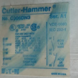 32 Amp Thermisch Overload Relay C306DN3