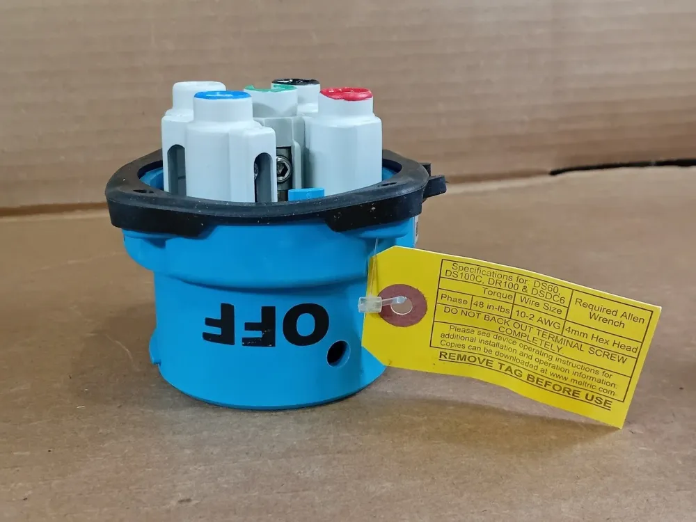 DS100C Inlet Poly Blauw Size 4, 33-68183-C-K14-338