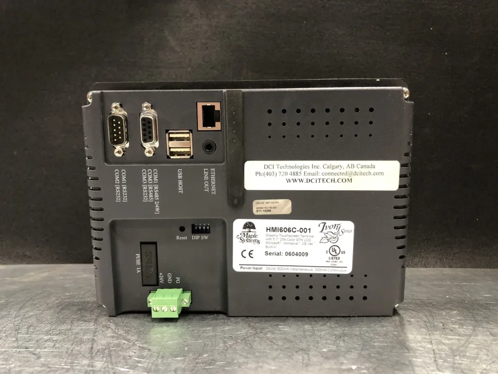 Graphic Touchscreen Terminal HMI606C-001