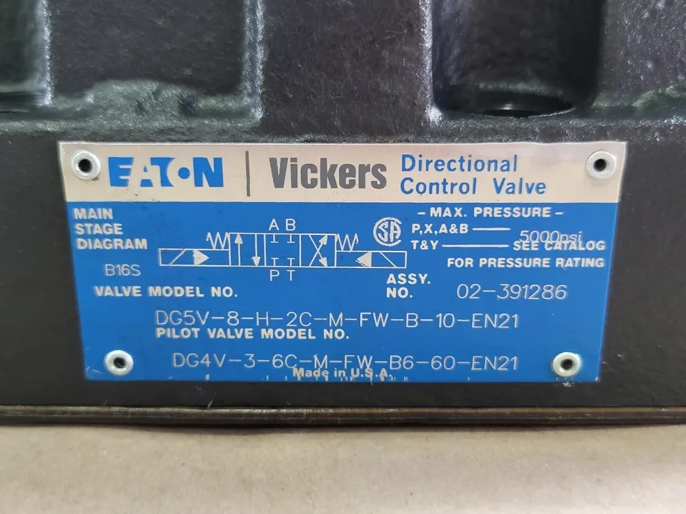 Hydraulic Directional Control Valve DG5V-8-H-2C-M-FW-B-10-EN21