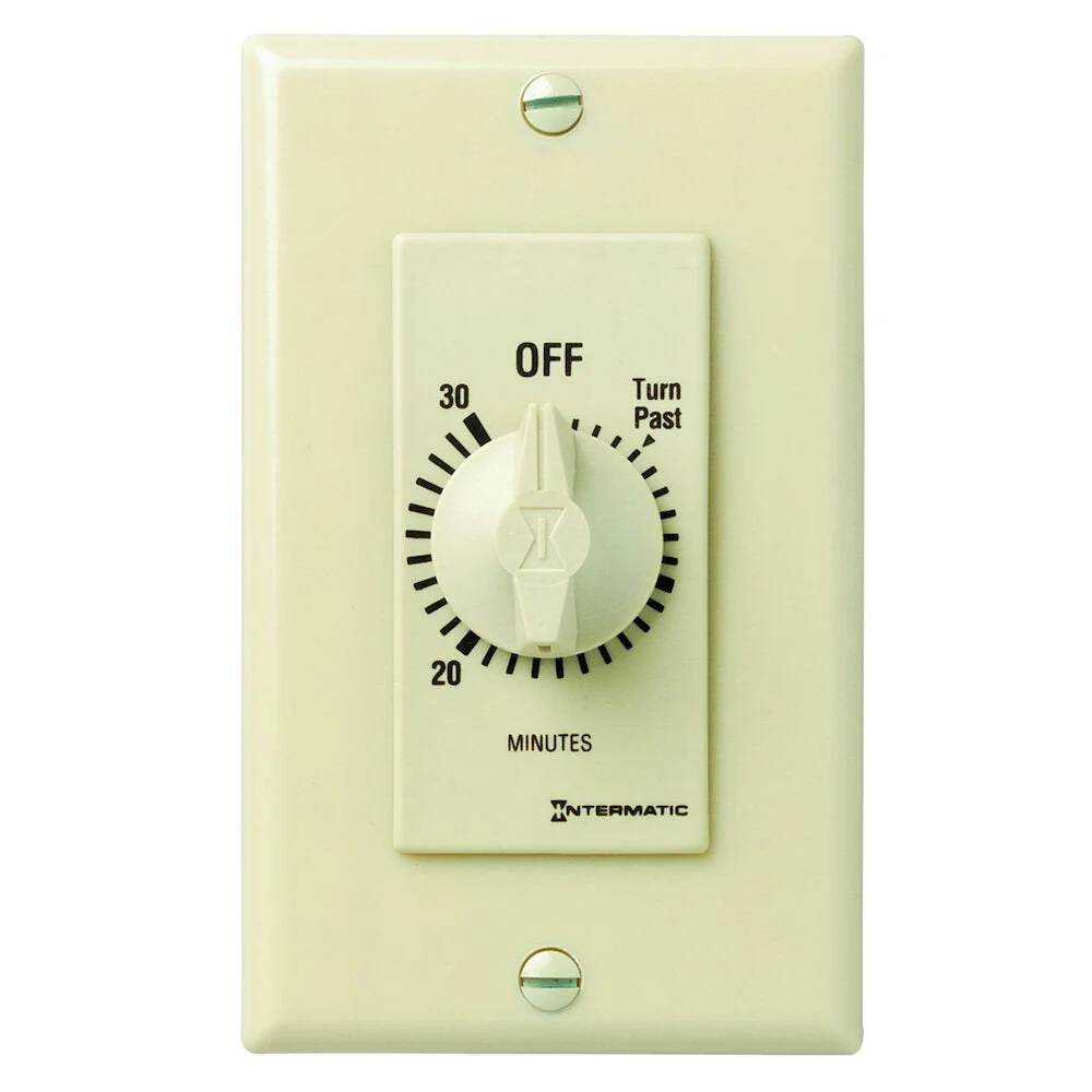 Intermatic - FD430M - Spring Wound Countdown Timer, Decorator Style, Ivory